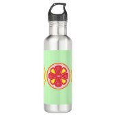 Bouteille D'eau Agrumes TROPICALES FRUITS D'ÉTÉ Citrons d'orange (Devant)