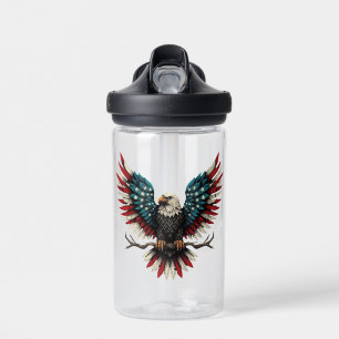 Bouteille D'eau Aigle rustique patriotique américain/américain cha