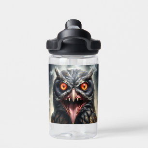 Bouteille D'eau "Ailes de cauchemar : Le Hibou Vampire Fangé"