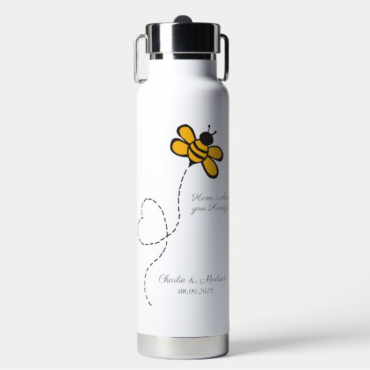 Bouteille D'eau Aimer le texte personnalisé (Salle de sport)
