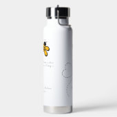 Bouteille D'eau Aimer le texte personnalisé (Gym)