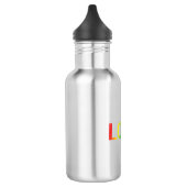 Bouteille D'eau Aimer les couleurs arc-en-ciel fierté lgbt lgbtq g (Gauche)