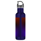 Bouteille D'eau Ajouter le nom Neon de bleu, pourpre, vert et oran (Dos)