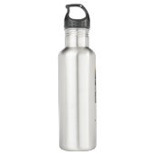 Bouteille D'eau ajouter nom photo texte Halloween enfant fille gar (Dos)