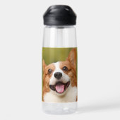 Bouteille D'eau Ajouter photo de chien personnalisé Customisé (Arrière)