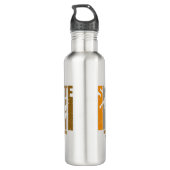 Bouteille D'eau Ajouter un nom ou votre texte - SKATE Skateboarder (Dos)