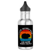 Bouteille D'eau Ajouter votre texte, Cochon de Guinée sur Coucher  (Gauche)