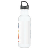 Bouteille D'eau Ajoutez votre oeuvre d'enfant à cela (Dos)