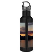 Bouteille D'eau Alaskan Sunset I Belle photographie Alaska (Dos)