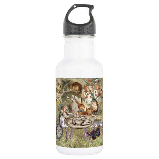Bouteille D'eau Alice Adventures in Wonderland Mad Tea Party (Devant)