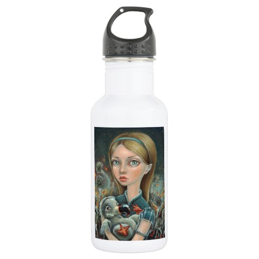 Bouteille D'eau Alice et dronte (Devant)