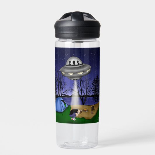 Bouteille D'eau Alien d'enlèvement extra-terrestre (Extérieur)