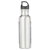 Bouteille D'eau Alien et astronaute dans l'espace (Dos)