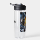 Bouteille D'eau Alien et astronaute dans l'espace Personnalisé (Droite)