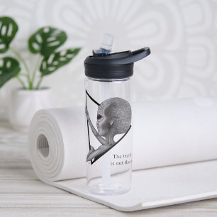 Bouteille D'eau Alien gris, la vérité est là