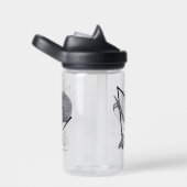 Bouteille D'eau Alien gris, la vérité est là (Arrière Complet)