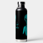 Bouteille D'eau Alien, je veux croire (Droite)