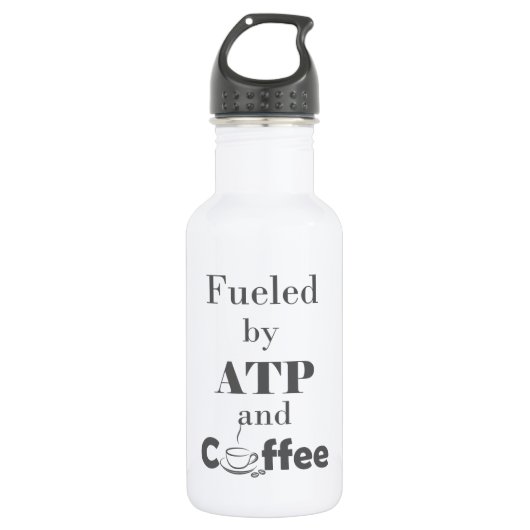 Bouteille D'eau Alimenté par l'ATP et le café (Devant)