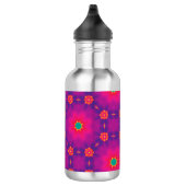 Bouteille D'eau ALINA ~ Bleu rose pourpre vert (Droite)