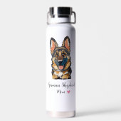 Bouteille D'eau Allemand Berger Maman Cuivre Vacuum (Arrière)