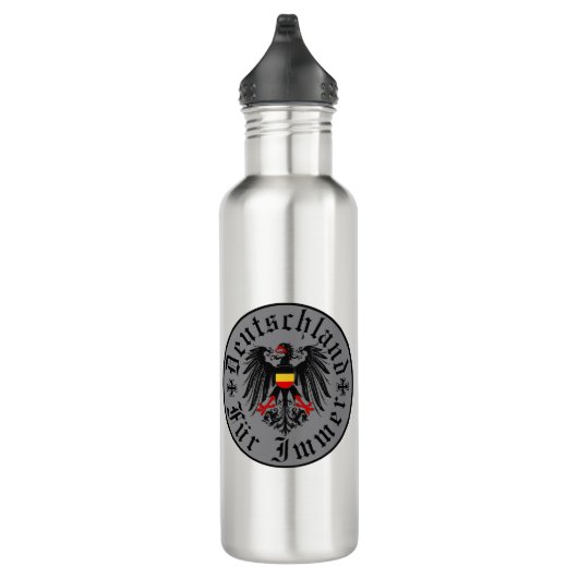 Bouteille D'eau Allemand/Deutschland Forever/Aigle/Croix de fer (Droite)