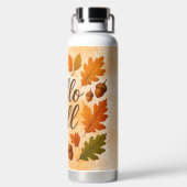 Bouteille D'eau Allo Feuilles et glaces automnales (Plage)