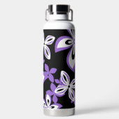 BOUTEILLE D'EAU ALOHA HAWAII (NOIR/LAVENDER) (Plage)
