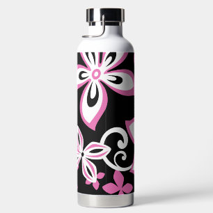BOUTEILLE D'EAU ALOHA HAWAII (NOIR/ROSE)