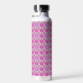 Bouteille D'eau Alphabet Géométrique Rose Chic Initiale N (Plage)