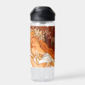 Bouteille D'eau Alphonse Mucha Printemps Art Nouveau (Arrière)