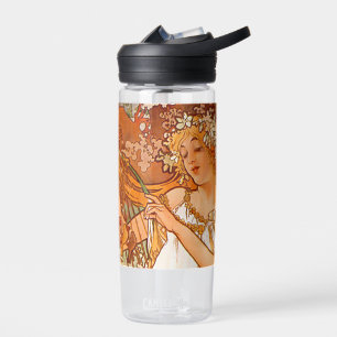 Bouteille D'eau Alphonse Mucha Printemps Art Nouveau