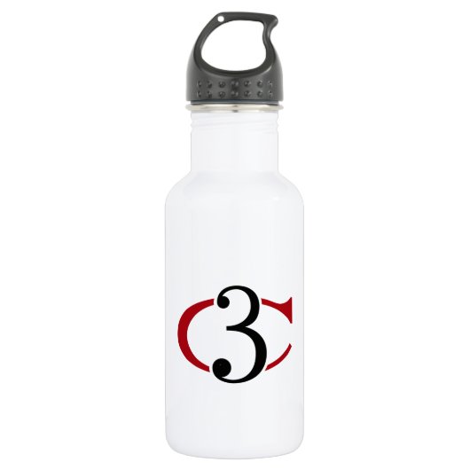 Bouteille D'eau Aluminium avec le logo C3 (Devant)