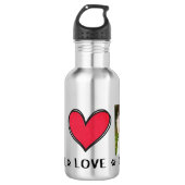 Bouteille D'eau Amateurs de chiens maltais (Devant)