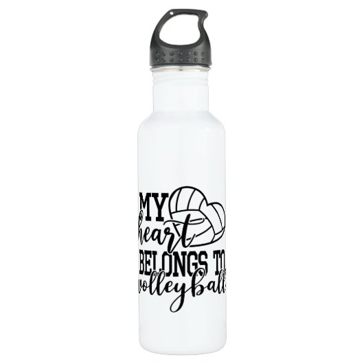 Bouteille D'eau Amateurs de volley-ball cool (Devant)