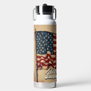 Bouteille D'eau Âme fière du 4 juillet