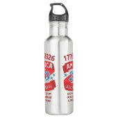 Bouteille D'eau America 250 Add State 1776 2026 Cool Personalized (Dos)