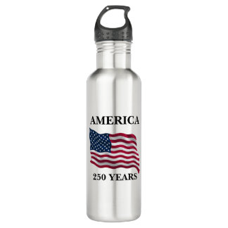 Bouteille D'eau America 250 Years Flag