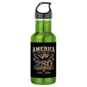 Bouteille D'eau Américain 250e anniversaire patriotique États-Unis