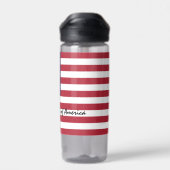 Bouteille D'eau American Flag bouteille, patriotique États-Unis, É (Arrière)