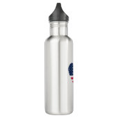 Bouteille D'eau American Flag Water Bottle, Acier inoxydable, 24 o (Gauche)