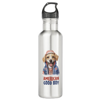 Bouteille D'eau American GoodBoy Dog US Jacket en juillet
