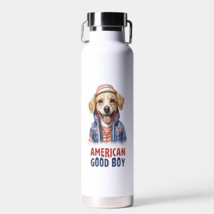 Bouteille D'eau American GoodBoy Dog US Jacket en juillet