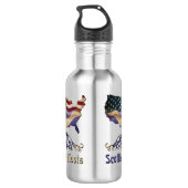 Bouteille D'eau American Scottish Roots Water Bottle (Dos)