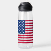 Bouteille D'eau American USA Flag Pride Design-76353 (Arrière)
