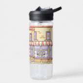 Bouteille D'eau AMIS™ | Central Perk Cartoon Coffee Shop (Gauche)
