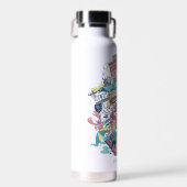 Bouteille D'eau AMIS™ | Collage de dessin (Avant)