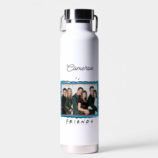 Bouteille D'eau AMIS™ | Couples de blocage | Ajouter Votre Nom (Avant)