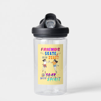 Bouteille D'eau Amis Drinkwar Faites du Skate avec Cœur S'Envolez 