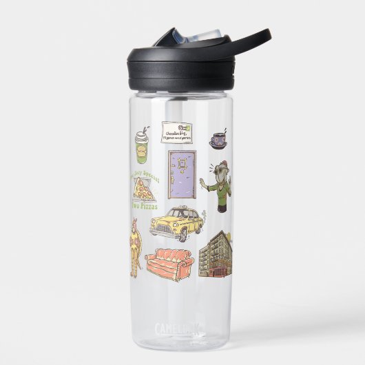 Bouteille D'eau AMIS™ | Graphique d'icônes de dessin (Gauche)