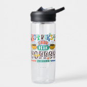 Bouteille D'eau AMIS™ | Mais Premier café Vibrant Graphisme (Gauche)